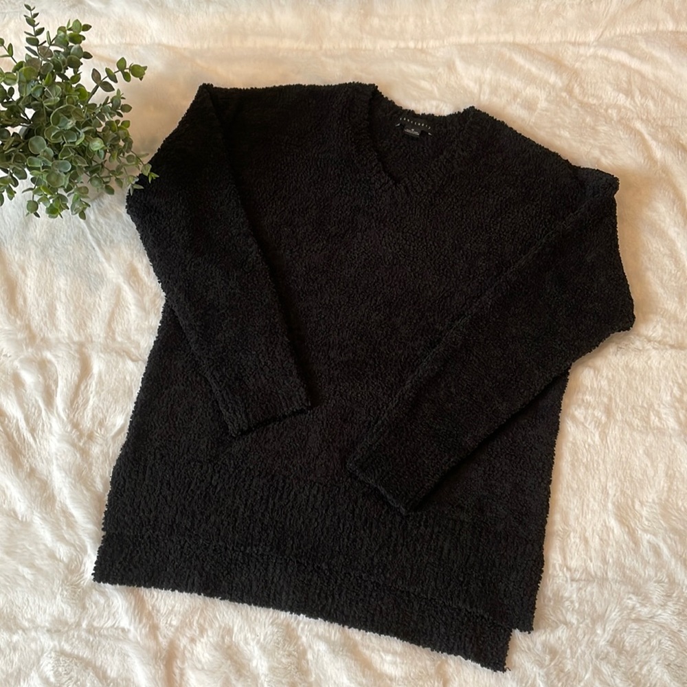 Sanctuary V Neck Teddy Sweater - EUC